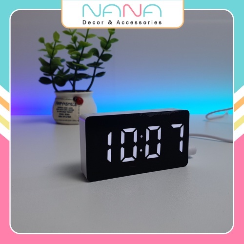 Đồng Hồ Led Để Bàn 🌵HÀNG CAO CẤP🌵 Đồng Hồ Để LED Mini OS001 Đơn Giản Đa Chức Năng