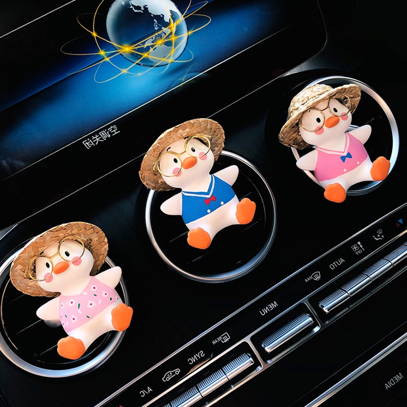 Gương chiếu hậu Swinging Duck Trang trí nội thất Mặt dây chuyền Phụ kiện treo xe Winter064