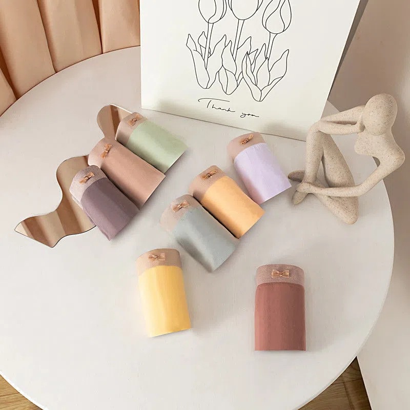 Set Quần Lót Nữ Freeship Quần Chip Nữ Cạp Cao Combo 10 Chiếc Chất Liệu Cotton Kháng Khuẩn Nâng Mông Co Giãn 4 Chiều