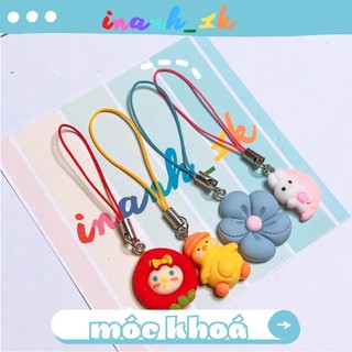 Móc khoá điện thoại, chìa khoá charm dễ thương