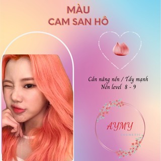 Thuốc nhuộm tóc cam san hô tại nhà giá rẻ chính hãng aymy cosmetic