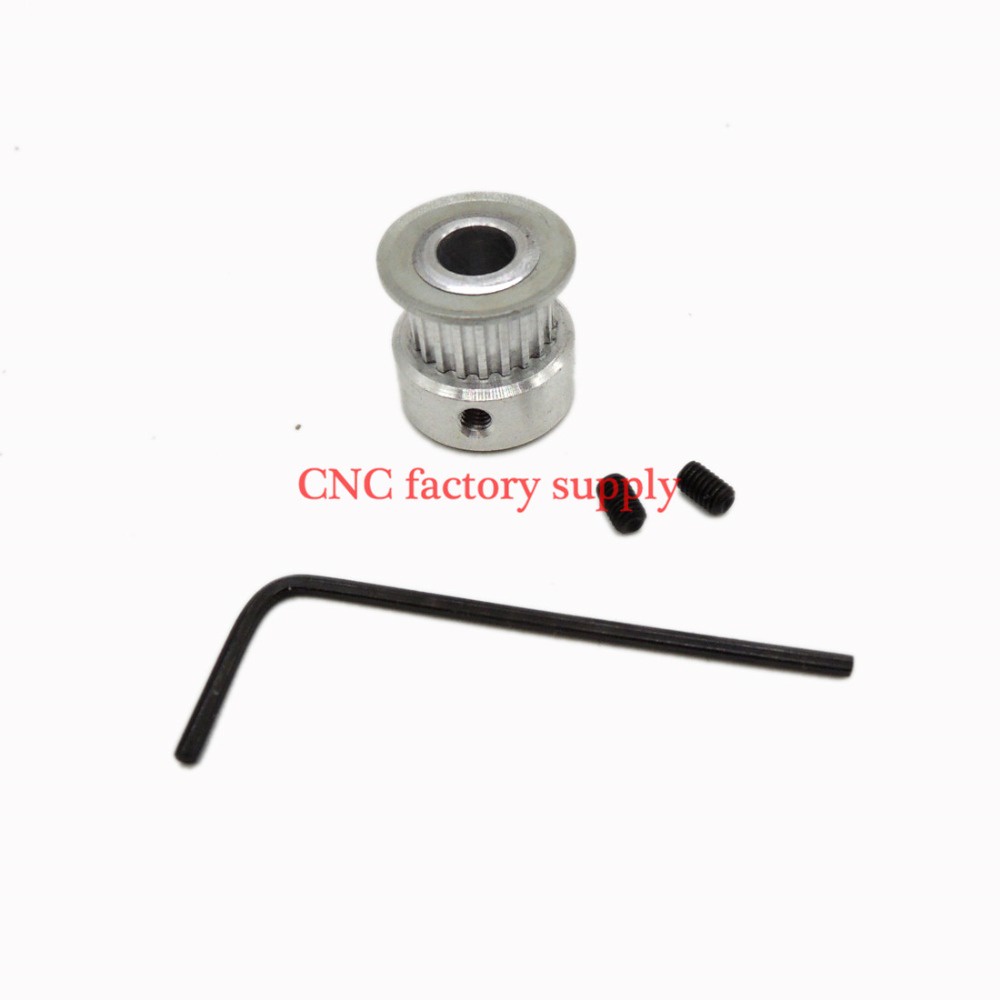 Ròng rọc thời gian 1 cái GT2 alumium 16 răng 20 lỗ khoan alumium 5mm 6,35mm 8mm phù hợp cho đai GT2 chiều rộng 10mm cho máy in CNC 3D