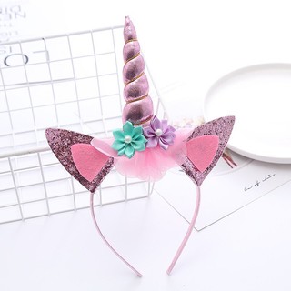 Cài tóc sừng kỳ lân xinh xắn.