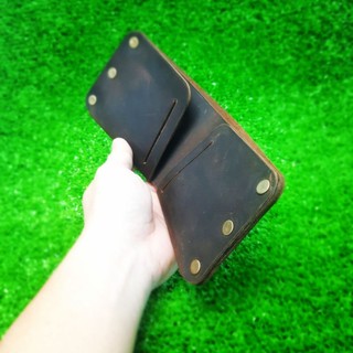 Ví Nam Da Bò Thật Handmade, Đóng Nút Đồng