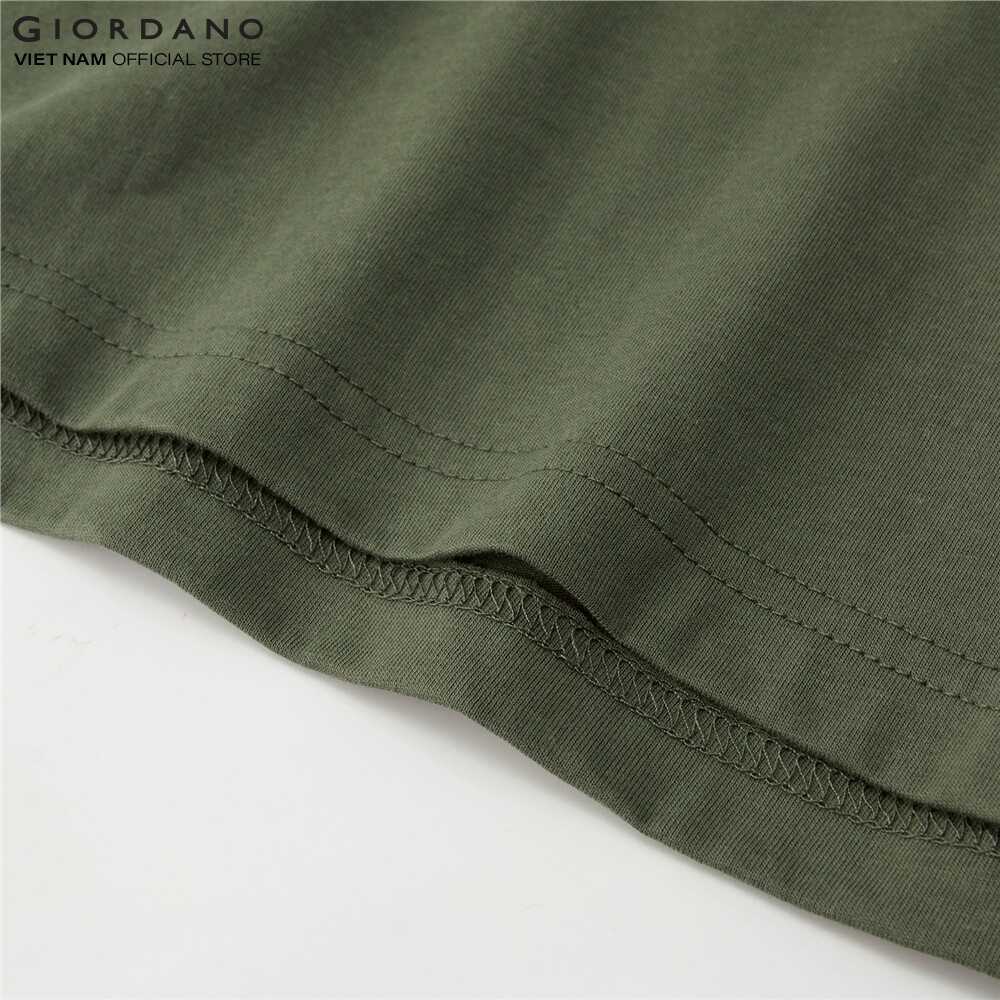 Áo Thun Dài Tay Nam Long-sleeve Tee Giordano 01021701