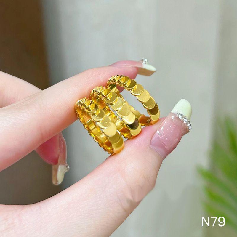 Nhẫn titan 100% không đen gỉ bền màu N79