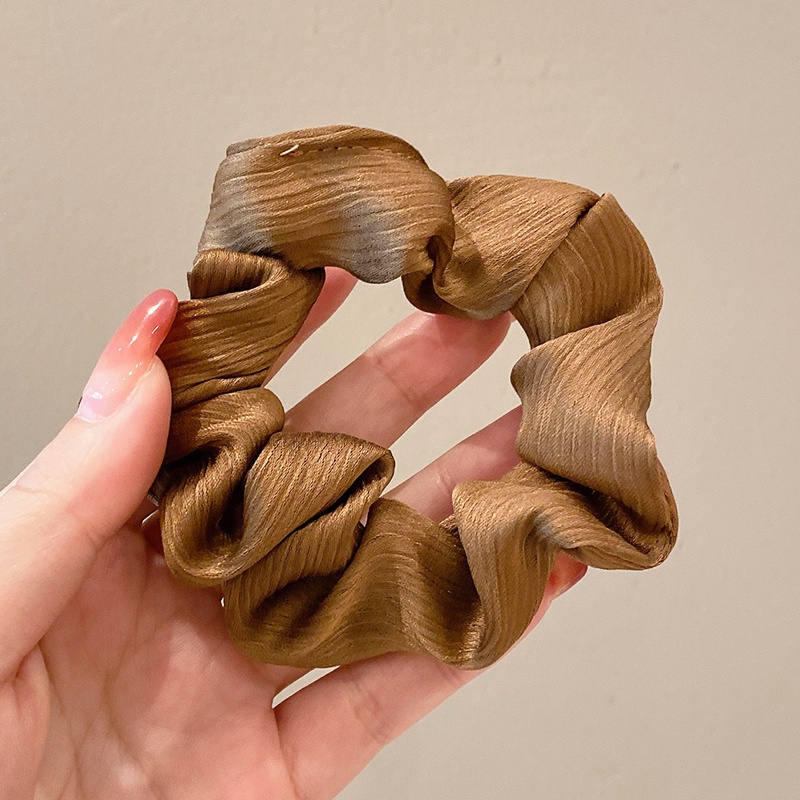 Dây Cột Tóc Cỡ Lớn Thiết Kế Đơn Giản Thời Trang Hàn Quốc Cho Nữ