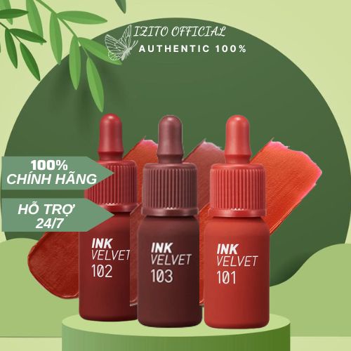 Son Kem Lì Ink Velvet / Son Kem lì Peripera Ink The Velvet - Ink AIRY velvet tint Hàn Quốc Chính Hãng