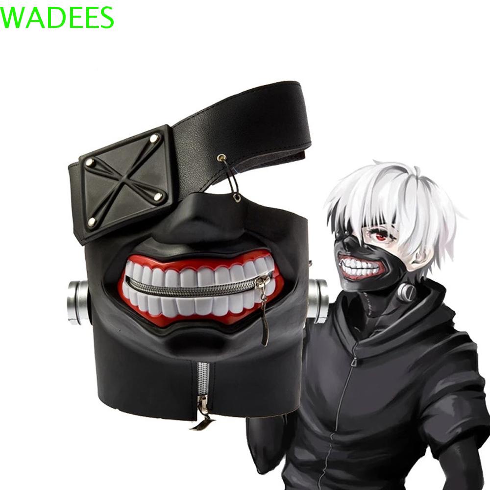 Wadees Kaneki Ken Mặt Nạ Hóa Trang Halloween Bảo Vệ Mặt