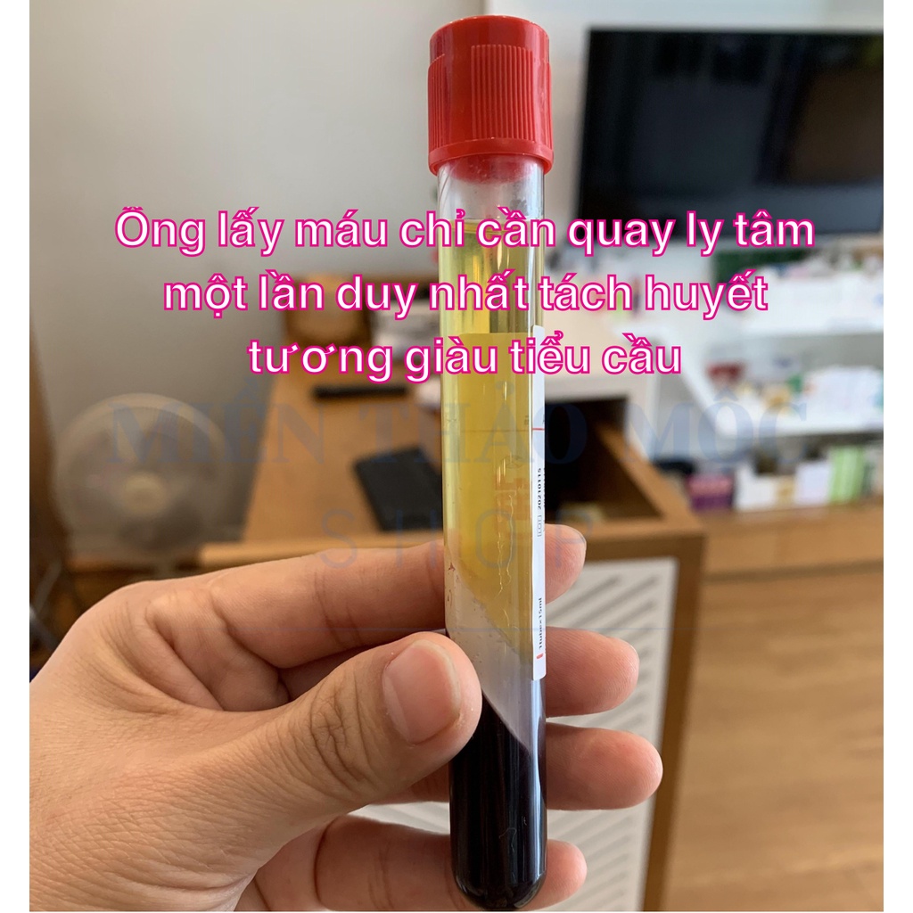 Bộ Kit PRP có chứa hoạt hoá nhanh - ống lấy máu PRP có gel - Kèm phiếu hướng dẫn chi tiết
