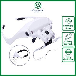 Kính Lúp Có Đèn dạng đeo mắt V5 9892B2 - Video thực tế