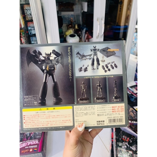 Đồ chơi mô hình USATO BANDAI SOUL OF CHOGOKIN GX-018 MAZINGA Z Nero abs&pvc dal Giappone