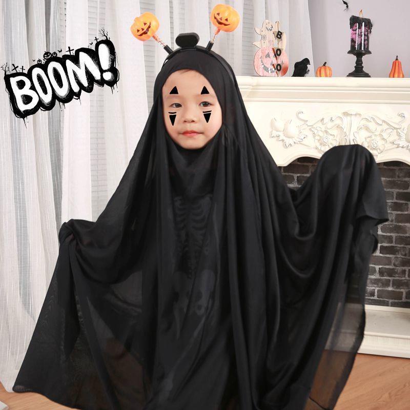 Trang Phục Hóa Trang halloween Nhân Vật Vô Diện Bằng Rơm Cho Gia Đình