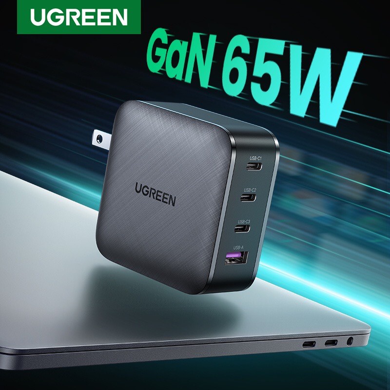 Bộ sạc nhanh UGREEN 65w/100w PD USB 3.0 chất lượng cao thích hợp cho SamsungXiaomi pad 5 Chính hãng