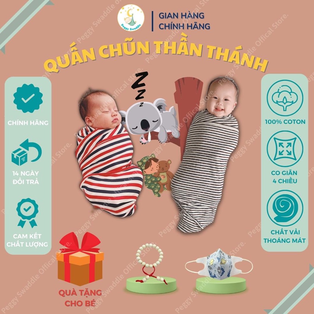 Quấn Chũn Thần Thánh CoCoon Chính Hãng Cho Bé Giúp Bé Ngủ Ngon, Sâu Giấc