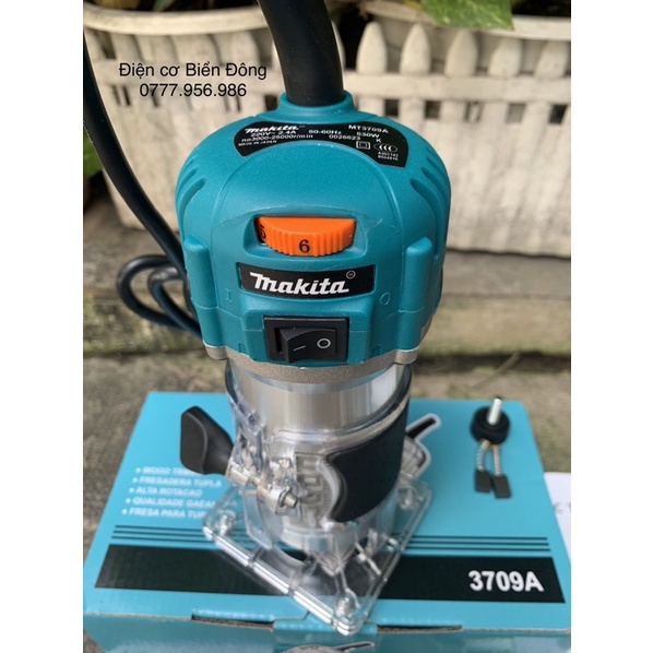 Máy Phay Gỗ 🍓 FREESHIP 🍓 Máy Phay Gỗ MAKITA 6mm RT3709 có điều tốc THÁI LAN với thích hợp soi mộng gỗ, phay gỗ, tạo rãnh