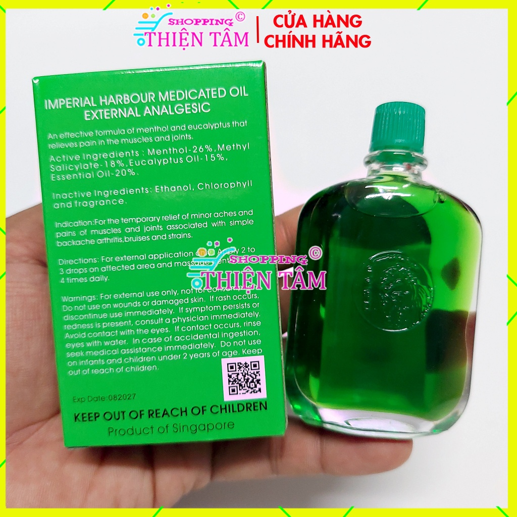 Dầu Gió Xanh Sư Tử Đỏ 30ml Hàng Nội Địa Singapore