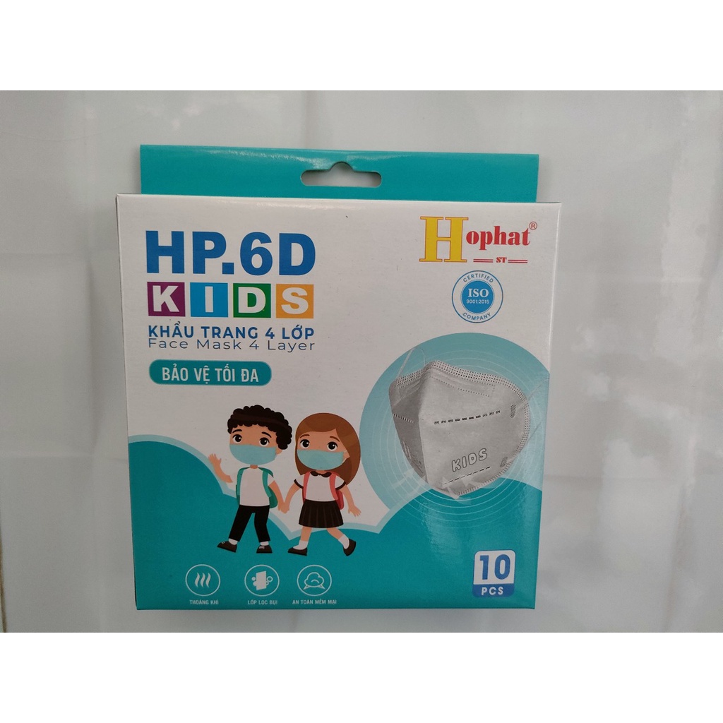 Khẩu Trang HP.6D Kids 4 Lớp