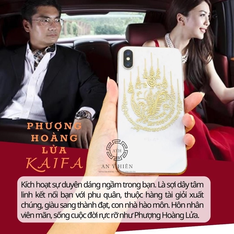 ( ĐẶC BIỆT Linh ứng) Lá dán Phượng Hoàng Kaifa