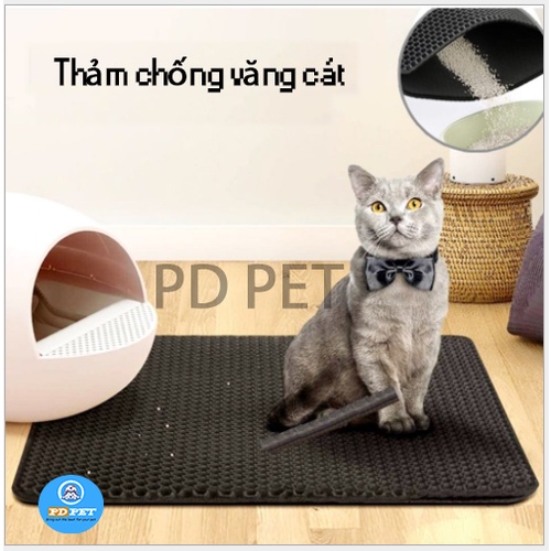 Thảm chống văng cát cho thú cưng, thảm cho thú cưng [PD PET]