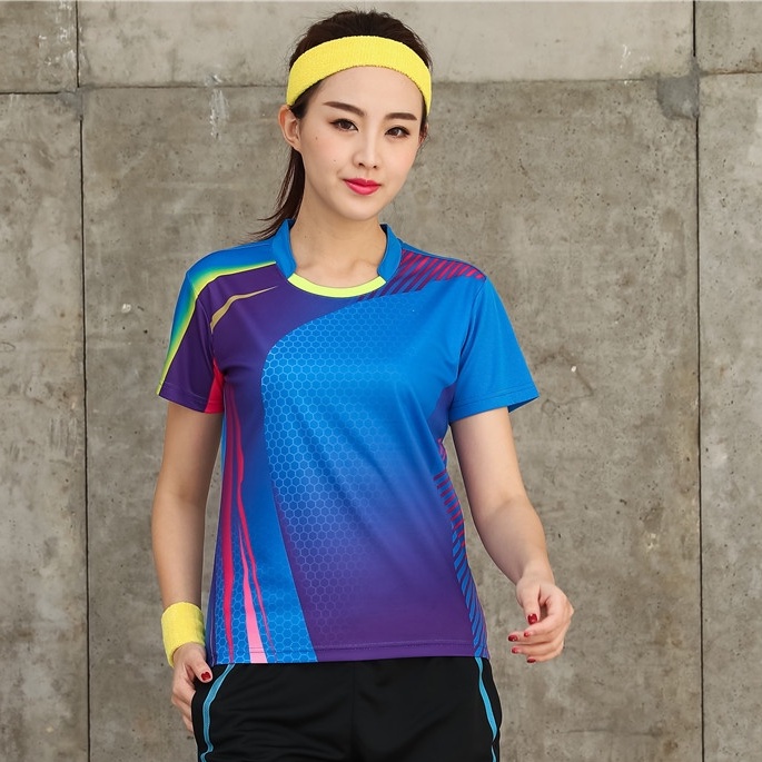 Áo Thun Thể Thao Tay Ngắn Thoáng Khí Mau Khô Thời Trang Mùa Hè Cho Nam Và Nữ