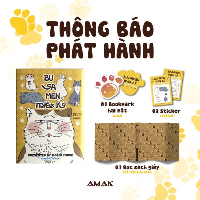 Kẹp sách Busamen Miêu Ký