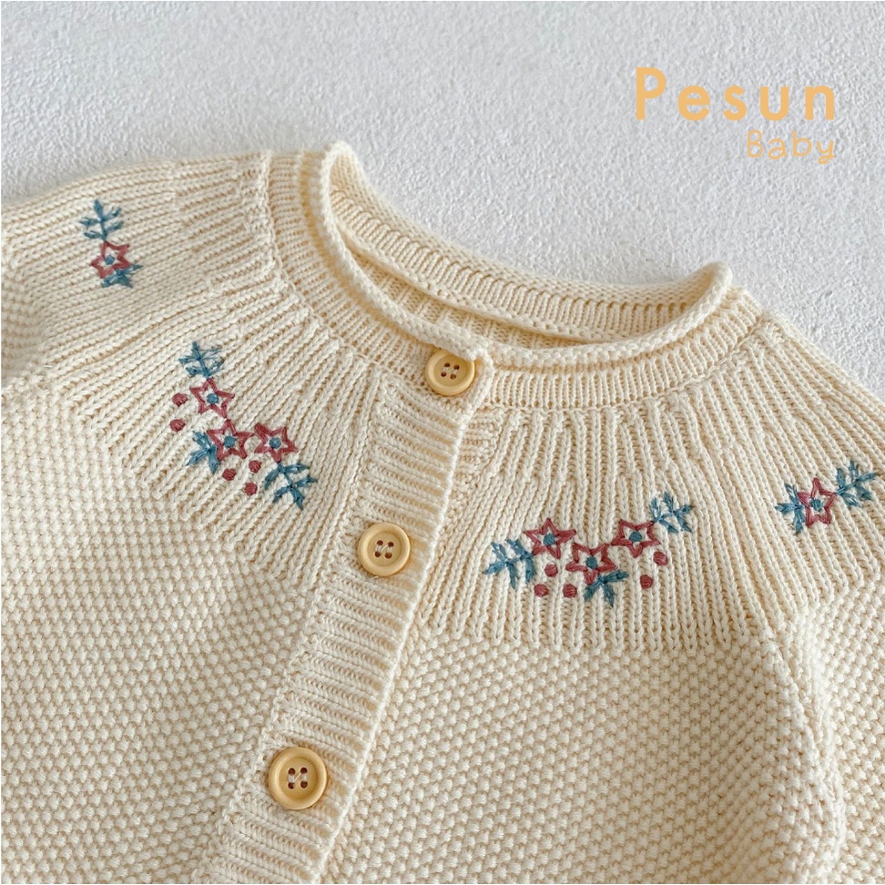 Áo Khoác Len Thu Đông Cho Bé 0-3 Tuổi