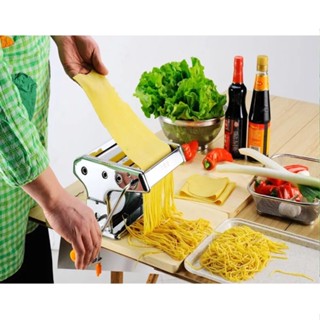 Máy cắt cán bột 3 dao làm mì sợi , sủi cảo , hoành thánh dùng cho gia đình , quán ăn 150