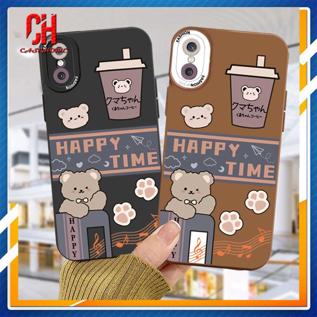 Ốp Điện Thoại Mềm Hình Gấu Teddy Cho VIVO Y12S Y12 Y20 Y91C Y21 2021 Y30 Y21S Y20S Y12i Y15S Y91 Y30i Y93 Y95 Y15 Y17 Y53 Y50 Y53S Y51 2020 Y51A Y15A Y10 Y76 Y33S Y1S Y11 Y31 Y20i Y91i Y90 Y51S Y12A