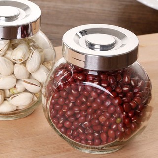 Hũ thủy tinh hai đáy đựng thực phẩm dung tích 380ml