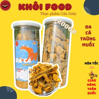 Da cá trứng muối ăn vặt miền tây đặc vị thơm béo