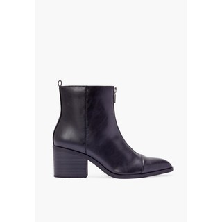 Boot xuất dư kéo khóa đen Justfab