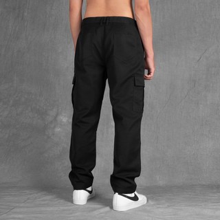 Grimm DC Quần túi hộp Cargo B-mov // Black