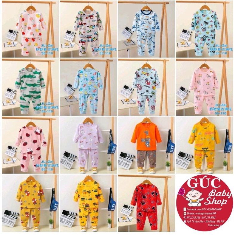 💥MỚI💥Bộ dài cotton xuất Hàn mới nhất thu đông hàng Quảng Châu