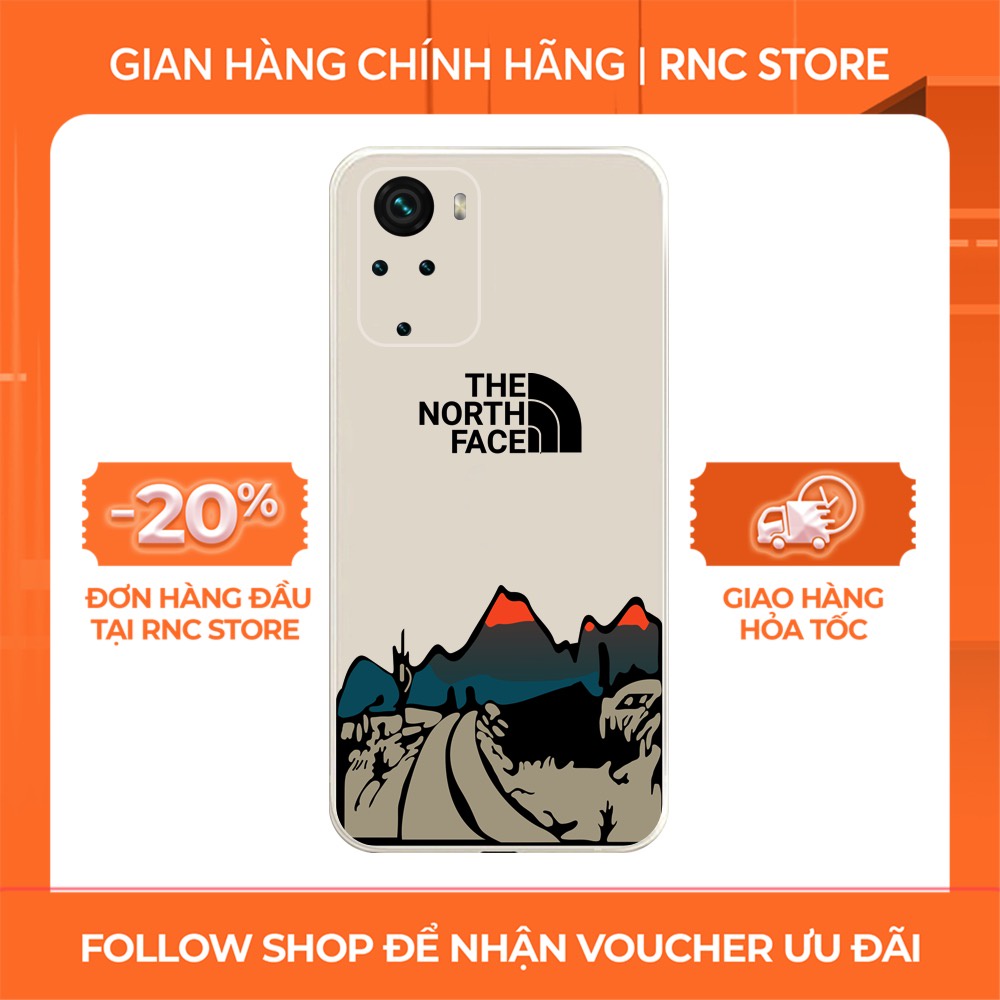 Ốp lưng Xiaomi Redmi 10/Redmi 9T/Poco X3/....dẻo cạnh vuông bảo vệ camera hình The North Face