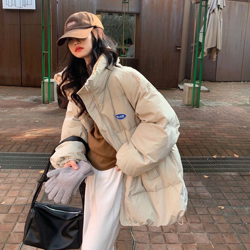 Áo khoác phao béo ba màu hot cả nam nữ đều mang đẹp