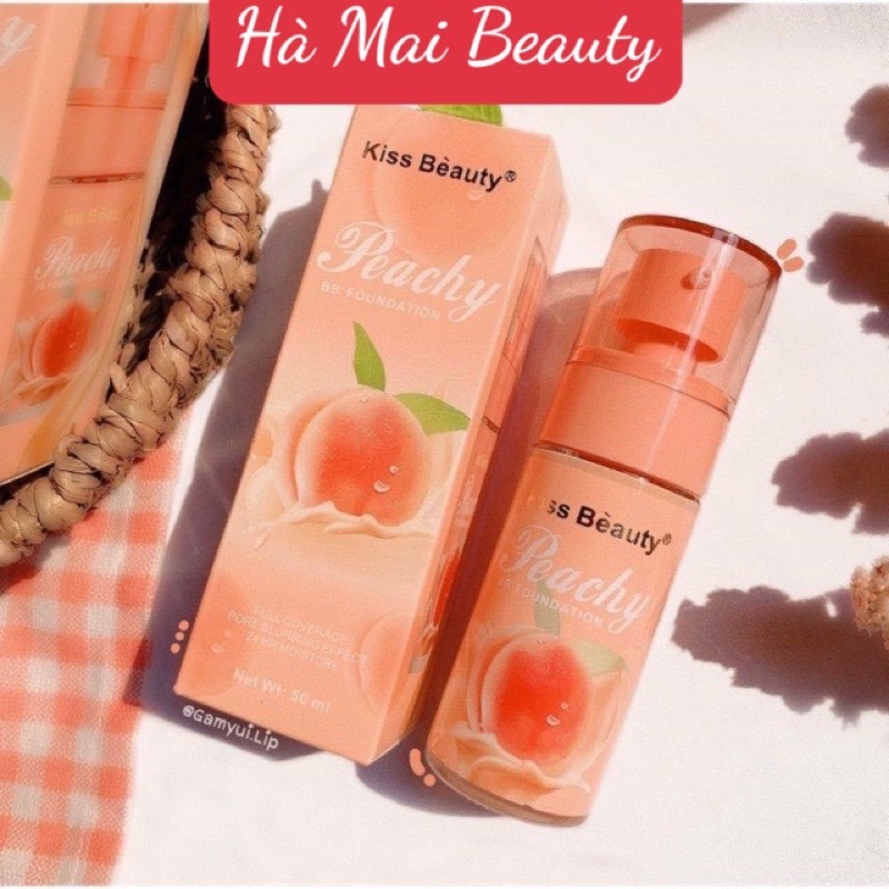 Kem Nền Che Khuyết Điểm Kiss Beauty Lá Đào G316