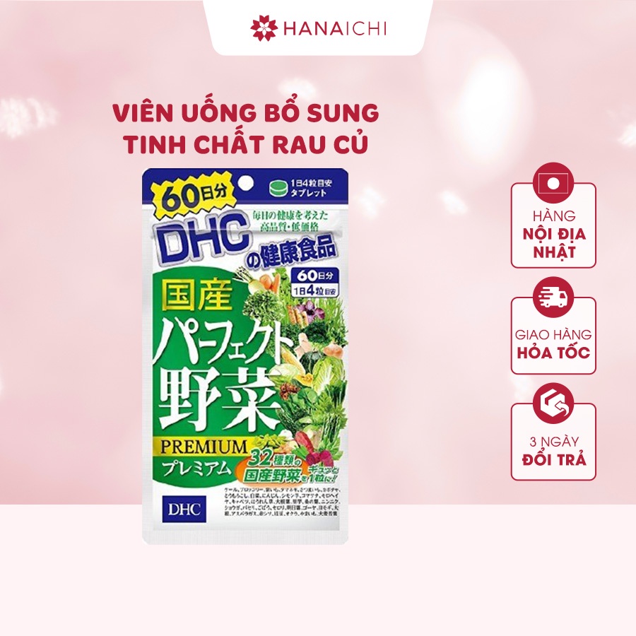 Viên Uống Bổ Sung Rau Củ Quả D H C 240 viên 60 ngày - Nội địa Nhật