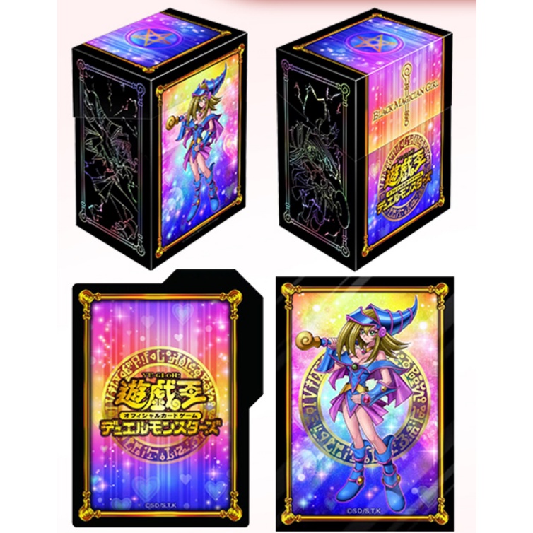 Yu-Gi-Oh! Hộp Đựng Thẻ / Thẻ / Sách Hình Cô Gái Ma Thuật Màu Đen Phiên Bản Giới Hạn