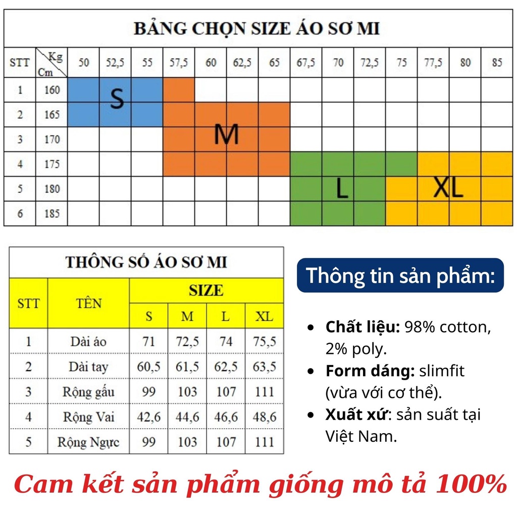 Áo sơ mi kẻ nhỏ nam dài tay, form slimfit, 5 màu, chất liệu cotton, co giãn tốt, MyOne SMK5M