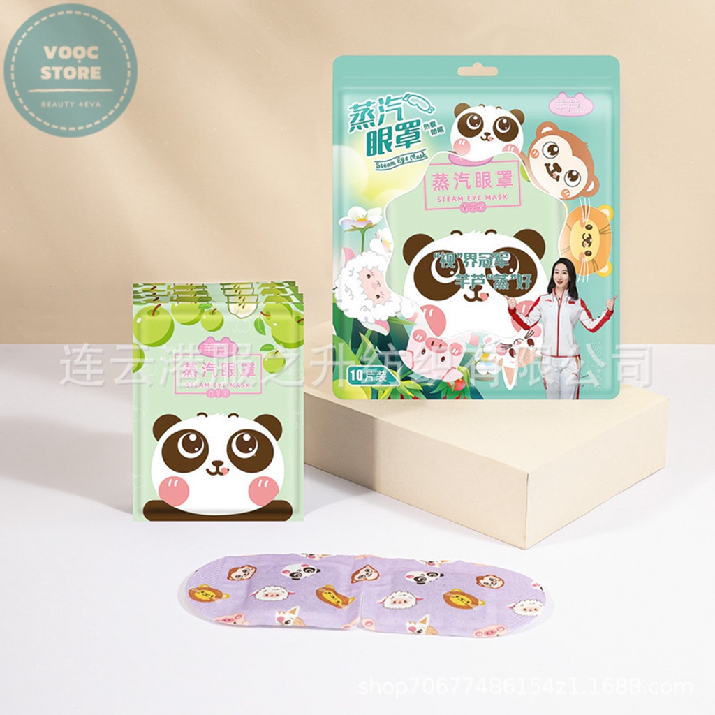 Mặt Nạ Mắt Chườm Nóng Thú Cưng Thư Giãn Giảm Mệt Mỏi Căng Thẳng Gói 1 Miếng M059