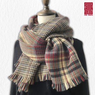 Khăn quàng cổ - Khăn choàng cổ caro len nam nữ lông mịn dệt kim không xù ulzzang Hàn Quốc Re1925 Studio KCR04