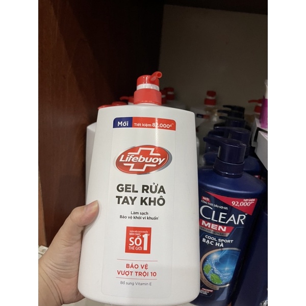 GEL RỬA TAY KHÔ LIFEBUOY 1,1L