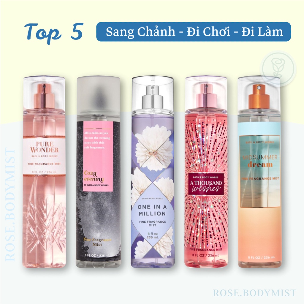 Hello Beautiful Xịt Thơm BodyMist Bath and Body Works 236ml Nước - Main Image