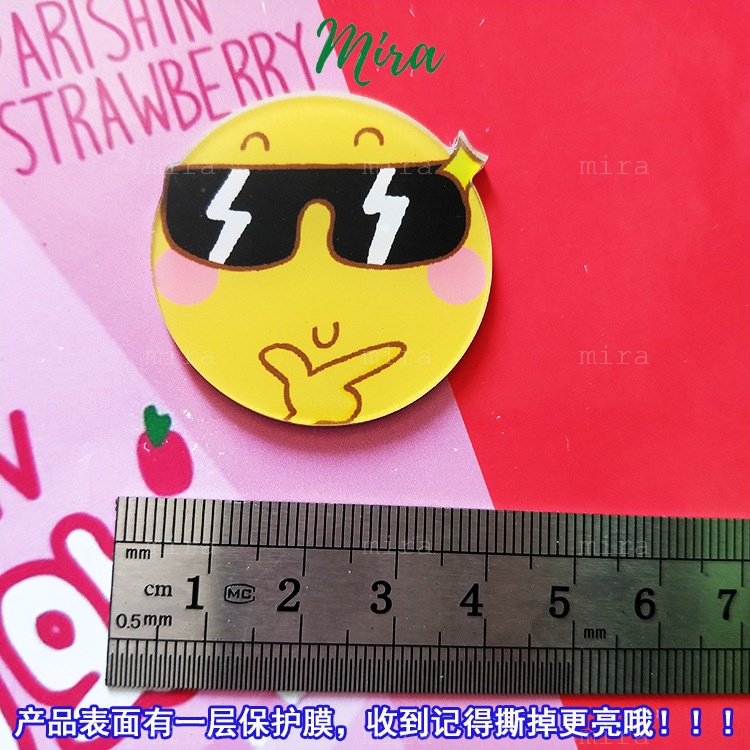 Ghim Cài Icon Mặt Cười, Huy Hiệu Acrylic, Pin Cài Áo, Trâm Balo Đi Học Cực Cute MIRA-GC00807