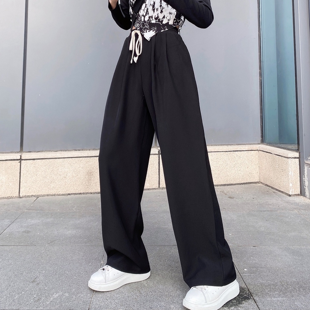 NRVP Quần Thể Thao Dài Dáng Rộng Phong Cách Thời Trang Hàn Quốc