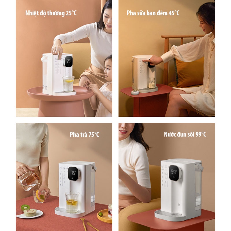 Máy Đun Nước Nóng Xiaomi Máy Làm Nước Nóng JMEY T2 Thông Minh Tức Thời, Ấm Siêu Tốc, Bình Đựng Nước Nóng