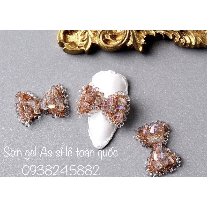 Charm đá trang trí móng bán theo cặp 2 cái