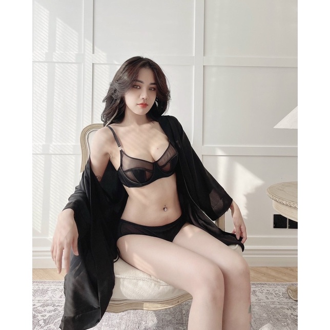 Bộ đồ lót ren có gọng mút mỏng thoáng mát sexy MILKY BL13 | BigBuy360 - bigbuy360.vn