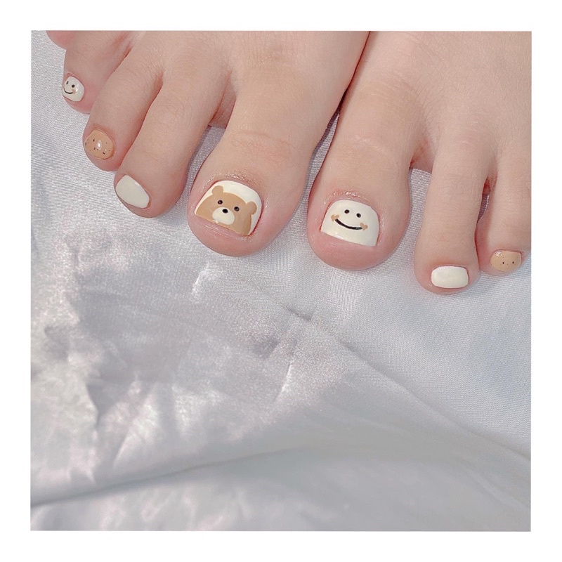 nailbox móng úp chân cute